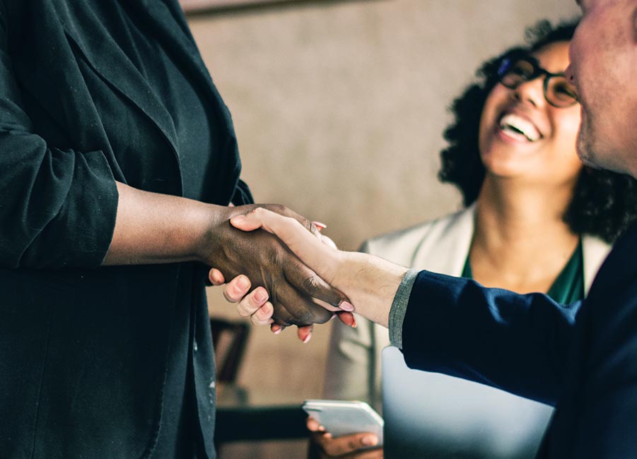 Financials and Reports - Corporate Executive Shaking Hands - EarthShare National - Environmental non-profit charity organization and environment volunteering