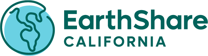 Logotipo de EarthShare California - Horizontal a todo color