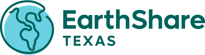 Logotipo de EarthShare Texas - A todo color horizontal