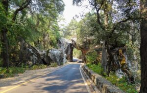 Yosemite National Park rock arch entrance