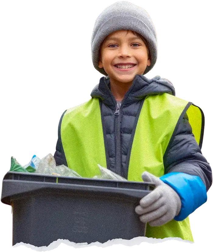 EarthShare - 30x30 - Get Involved - Child Boy Recycling Education