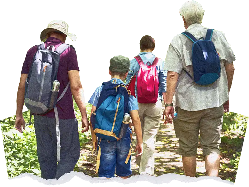 EarthShare - 30x30 - Get Involved - Family Hike Forest