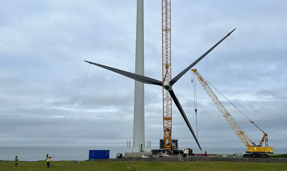 EarthShare 30x30 - Stebbins Alaska Wind Turbine Blades