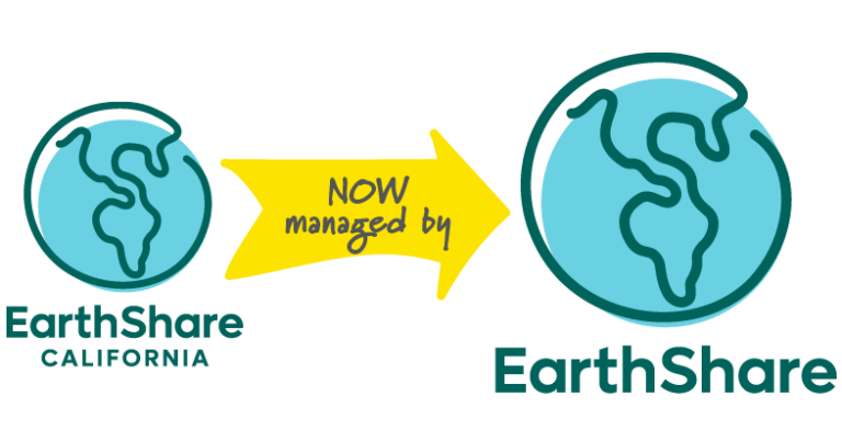 EarthShare California está ahora gestionada por EarthShare - Logotipo