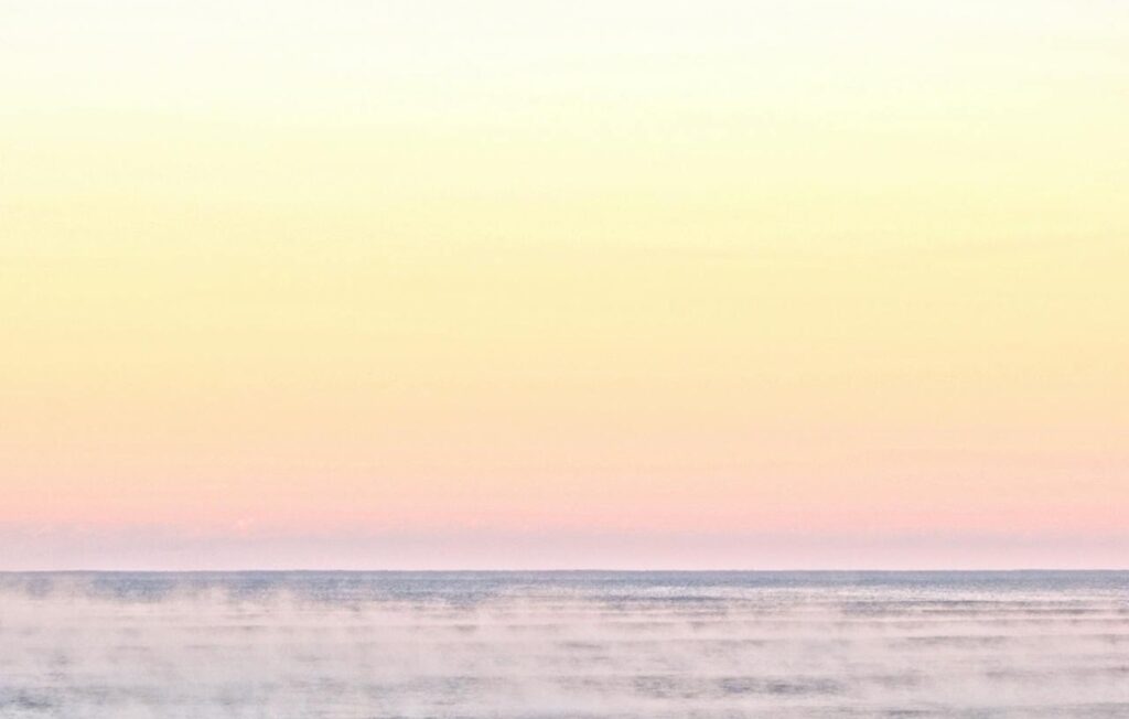 colorful sunset over the ocean