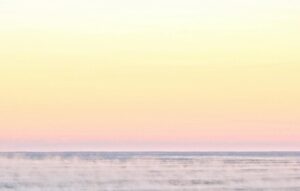 colorful sunset over the ocean