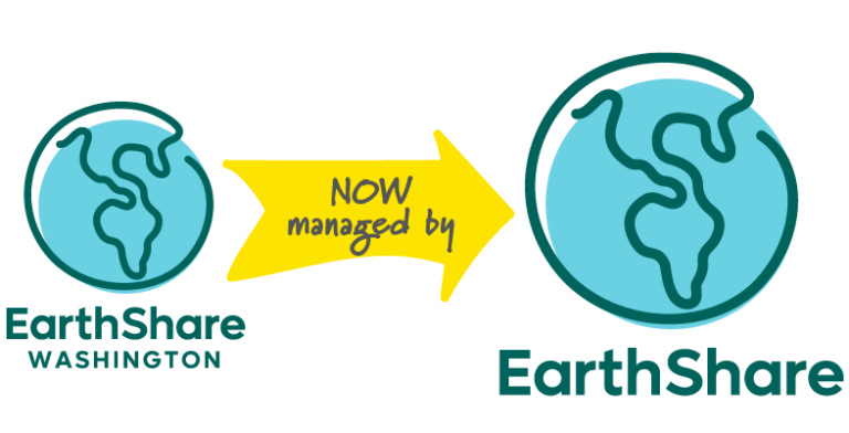 EarthShare Washington está ahora gestionada por EarthShare - Logotipo